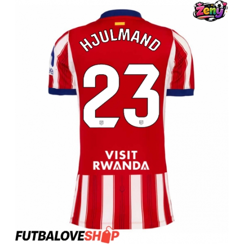 Dres Atletico Madrid Morten Hjulmand #23 Domáci pre Ženy 2026-27 Krátky Rukáv